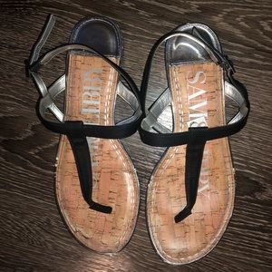 Sam & Libby black sandals